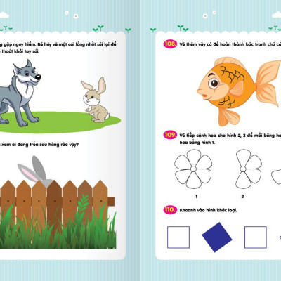 Sách - Trò chơi Toán Học 1 - Rèn luyện Tư Duy (3 - 6 tuổi)