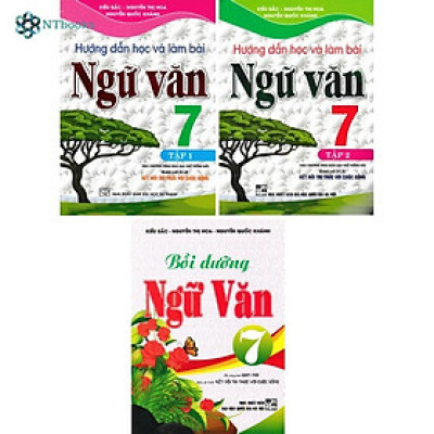 SÁCH - combo hướng dẫn học và làm bài ngữ văn 7 + bồi dưỡng ngữ văn 7(bám sát sgk kết nối ) (bộ 3 cuốn)