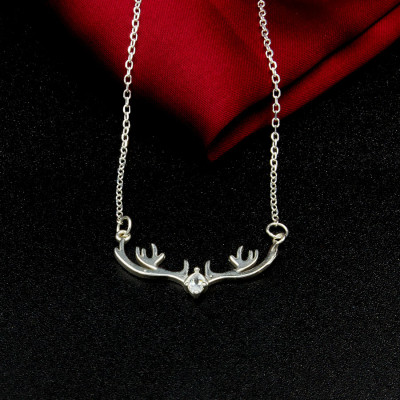 Dây Chuyền Nữ Bạc Hiểu Minh DMD419 Sừng Hươu