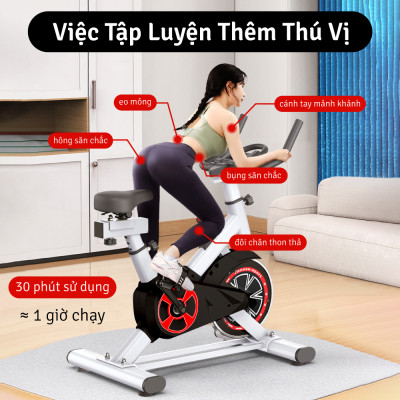 BG- BLUETOOTH-Xe đạp tập thể thao đa năng trong nhà SPINING BIKE ELITE 02 - 4800258 mới (hàng nhập khẩu)