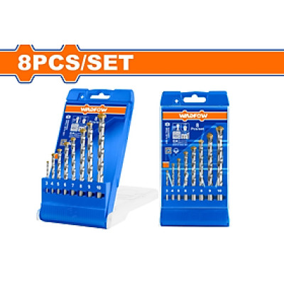 BỘ 8 MŨI KHOAN BÊ TÔNG ĐUÔI GÀI WMJ6B08 WADFOW - HÀNG CHÍNH HÃNG