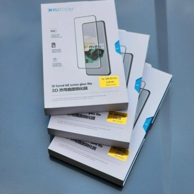 Kính cường lực cho Samsung Galaxy  S25 Ultra , S25 Plus , S25 , S24 Ultra , S24 Plus , S24 chính hãng Kuzoom HD ( Full màn, trong suốt, chống vỡ, dễ dán) - Hàng chính hãng