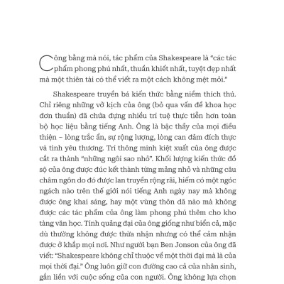 Những Tuyệt Tác Của Shakespeare - Tuyển Tập 20 Vở Kịch Được Chuyển Thể Thành Truyện Cho Thiếu Nhi