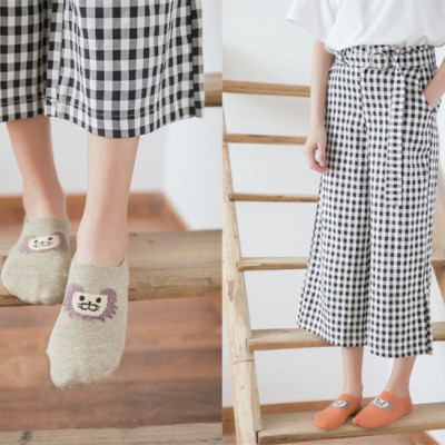 Combo 5 Đôi Vớ Lười Nữ Có Silicon 04 - Màu Ngẫu Nhiên