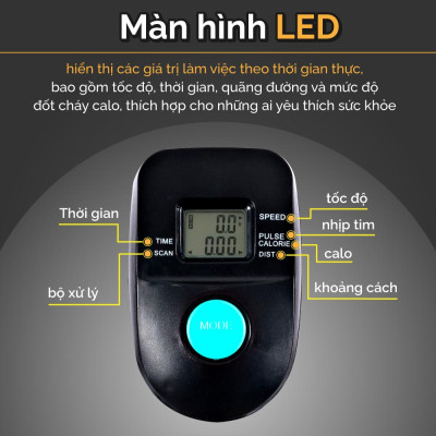 BG Xe đạp tập thể dục kết hợp tay chân 8701 - Xanh lá tại nhà (hàng nhập khẩu)