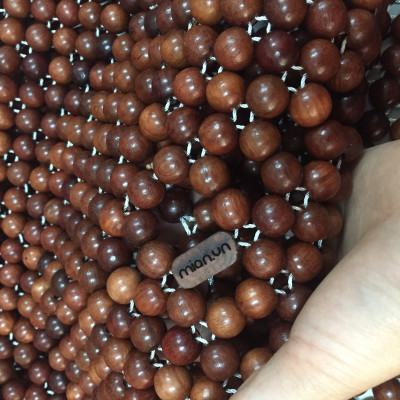 Chiếu Hạt Gỗ Hương Đỏ Cao Cấp - Kích Thước 2,2mx2m hạt 1.2cm ( video , hình thật )