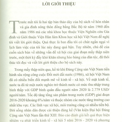 HÔN NHÂN VÀ GIA ĐÌNH Nông Thôn Đồng Bằng Bắc Bộ Giai Đoạn 1960 - 1975 (Sách chuyên khảo)