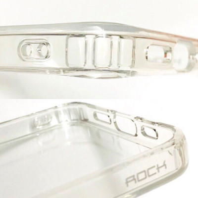 Ốp lưng cho iPhone 12 Pro Max (6.7) hiệu ROCK Pure Hybrid Glass Pc Tpu trong suốt (Không ố màu) - Hàng nhập khẩu