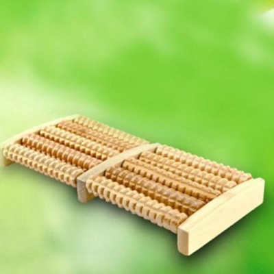 Bàn Mát Xa Gỗ 5 Hàng - Bàn massage gỗ bàn chân 5 hàng
