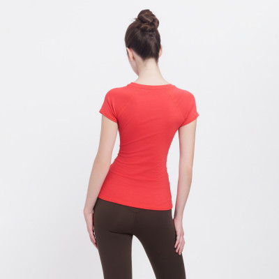  Áo Thun Thể Thao Nữ Tập Yoga Gym Hibi Sports TS004 Kiểu Có Tay 1 Lớp