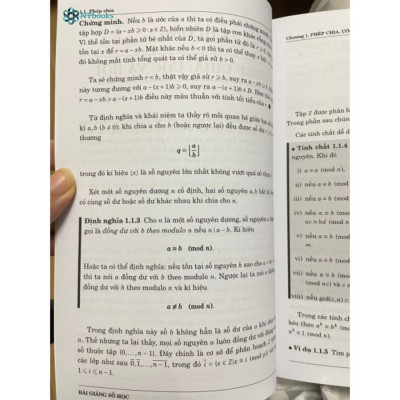 Sách Bài giảng số học dành cho học sinh, giáo viên chuyên toán - Dương Thái Bảo