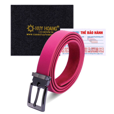 Thắt Lưng Nữ Da Bò Cỡ Lớn Huy Hoàng HT5138 - Hồng