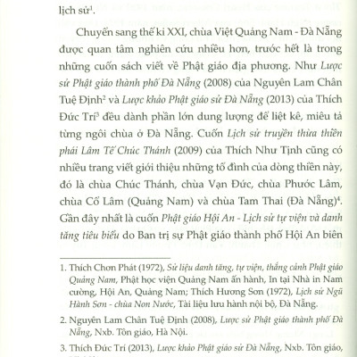 Chùa Việt Quảng Nam - Đà Nẵng Truyền Thống Và Hiện Đại (Từ Đầu Thế Kỉ XVII Đến Đầu Thế Kỉ XXI) (Sách chuyên khảo) -  Lê Xuân Thông, Đinh Thị Toan