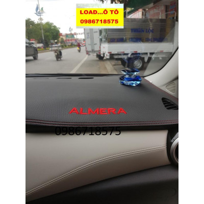 Thảm Taplo Chống Nắng Xe Toyota Altis 2023-2016 Mẫu Da Carbon, Nhung Cao Cấp