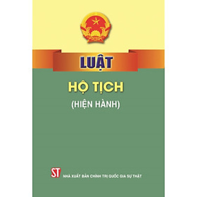Luật hộ tịch (hiện hành)