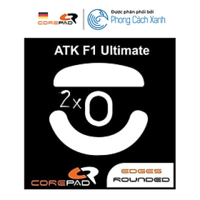 Feet chuột PTFE Corepad Skatez PRO ATK Blazing Sky F1 Ultimate Wireless (2 bộ) - Hàng Chính Hãng