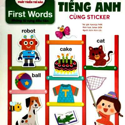 Bộ Sách Bé Vui Học Tiếng Anh Cùng Sticker (Bộ 5 Cuốn) (Tái Bản 2023)