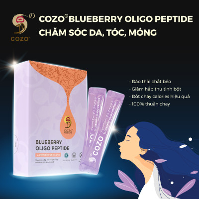 Bột Collagen Thuần Chay Chăm Sóc Da, Móng, Tóc COZO Blueberry Oligo Peptide, Dưỡng Trắng Da, Giải Nhiệt, Detox Cơ Thể, Chống Lão Hóa và Oxy Hóa