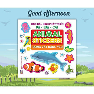 Sách - Bóc Dán Hình Động Vật Đáng Yêu - Animal Stickers - Tập 4 - Việt Thư