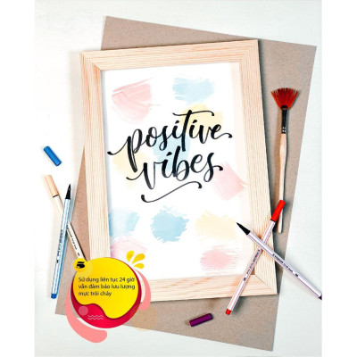 Hộp 10 cây bút lông màu STABILO Pen 68 brush (PN68BR/10) - Nâu (45)