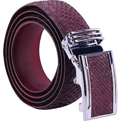 Thắt Lưng Nam Da Trăn Huy Hoàng HT4346 - Nâu