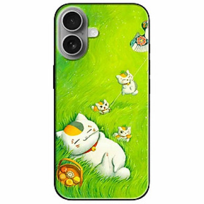 Ốp lưng cho IPhone 15 - 15 Plus - 15 Pro - 15 Pro Max - 16 - 16 Plus - 16 Pro - 16 Pro Max - Mèo Mẹ Con - Hàng Chính Hãng
