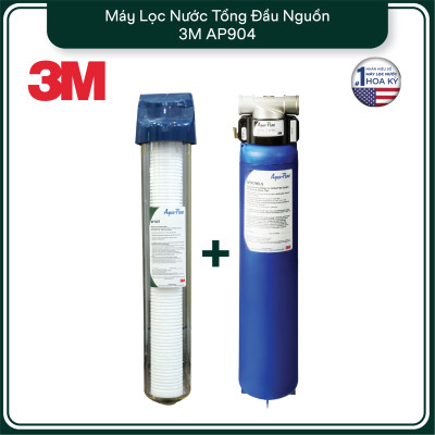 Hệ Thống Lọc Nước Tổng Đầu Nguồn 3M AP904 Kèm Lọc Thô Cao Cấp- Hàng Chính Hãng