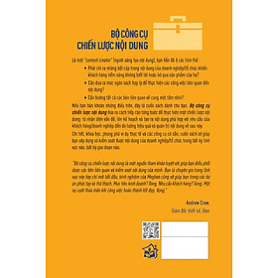 BỘ CÔNG CỤ CHIẾN LƯỢC NỘI DUNG: CÁC PHƯƠNG PHÁP CHỈ DẪN VÀ MÔ HÌNH XÂY DỰNG NỘI DUNG DÀNH CHO NHỮNG NGƯỜI SÁNG TẠO NỘI DUNG - Meghan Casey - Lang Minh dịch - (bìa mềm) 