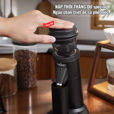 Máy xay cà phê Single Dose HiBREW G5 cao cấp, 36 cấp xay lưỡi cornical burr 48mm chuyên nghiệp, xay cafe siêu mịn - Hàng Nhập Khẩu