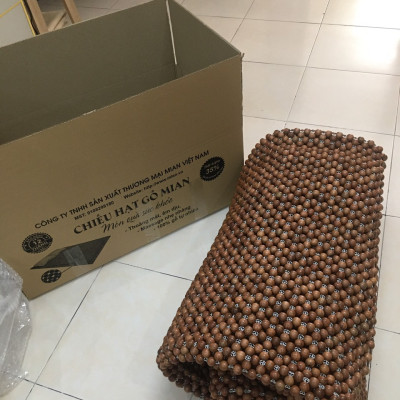 Chiếu Hạt Gỗ Hương Mộc Cao Cấp - Kích Thước 1,8mx2m ( video , hình thật )