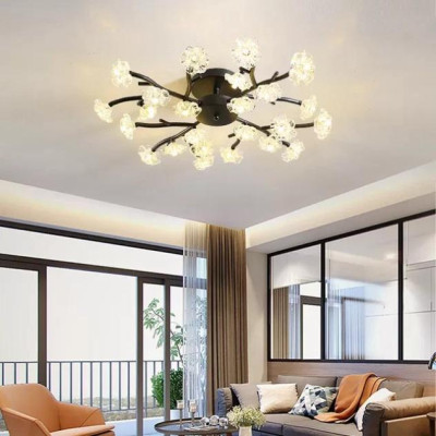 Đèn chùm, Đèn trần,đèn tô điểm phòng tiếp đón khách  tay đèn  D982/18 DT