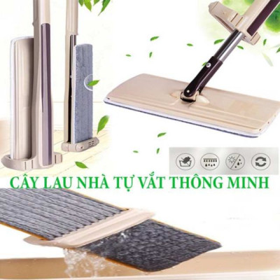 Cây Lau Nhà Thông Minh Tự Vắt - Hàng chính hãng