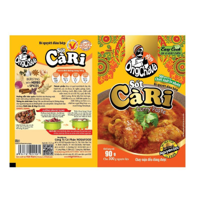 Lốc 15 Gói Sốt Cà Ri Ông Chà Và 90g (Curry Paste)