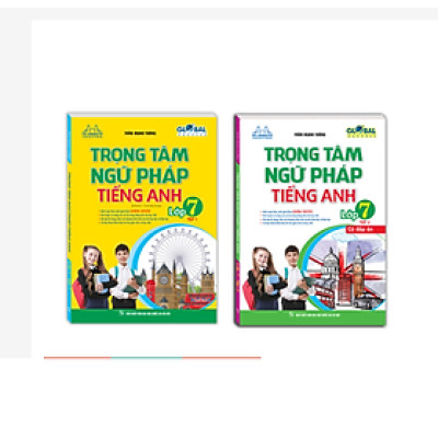 Combo 2c - GLOBAL SUCCESS - Trọng tâm ngữ pháp tiếng Anh lớp 7 trọn bộ 2 tập