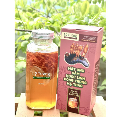 Mật Ong Sâm Ngọc Linh, Đông Trùng Hạ Thảo Lý Tưởng 300ml