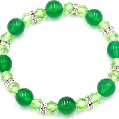 Vòng đeo tay đá thạch anh xanh 10 ly FTMXX42