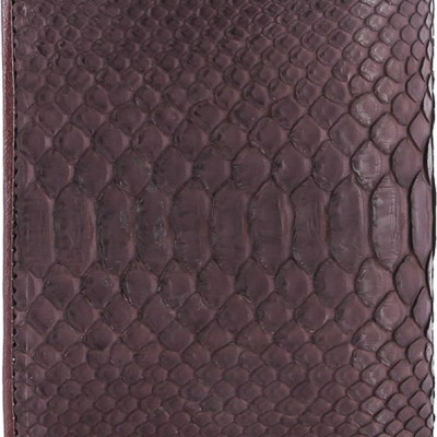 Ví Nam Da Trăn Kiểu Đứng Huy Hoàng HT2305 (12.5 x 10 cm) - Nâu