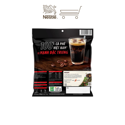 [Tặng Ca đá 900ML] Combo 3 Bịch Cà phê Hòa tan NESCAFÉ CAFÉ VIỆT 35 gói Vị Mạnh đặc trưng