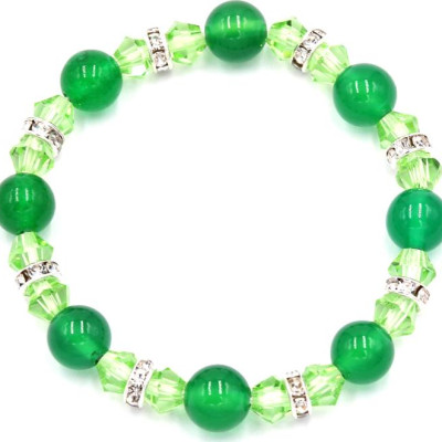 Vòng đeo tay đá thạch anh xanh 10 ly FTMXX42