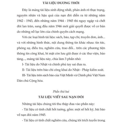 Sự thật về nạn đói năm 1945 (Qua tư liệu và ký ức lịch sử) bản in 2025