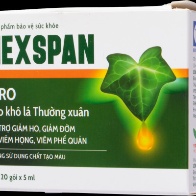 Thực phẩm bảo vệ sức khỏe Hexspan (Hộp 20 gói x 5ml)