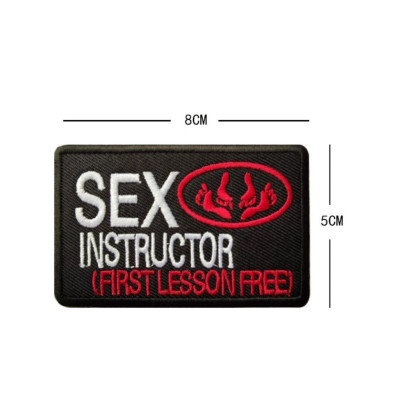 Patch_velcro giới tính SEX dán quần áo_ba lô_túi xách