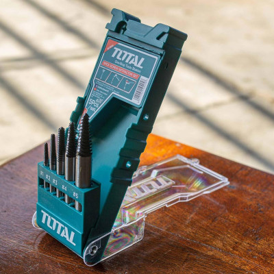 BỘ MŨI TARO LẤY ỐC GÃY 5 CHI TIẾT 3-18MM TOTAL TACSE0056