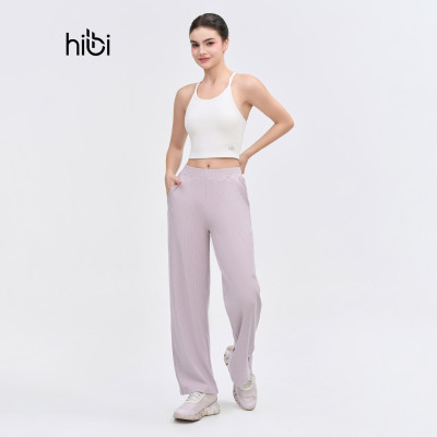 Quần dài ống suông Hibi Sports QD323, chất vải Rib cao cấp, có túi 2 bên