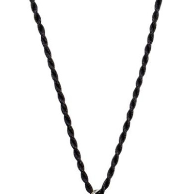 Mặt Dây Chuyền Obsidian Charm Lá Ngọc Quý Gemstones DC7