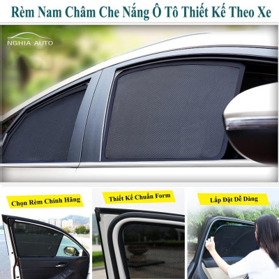 Rèm che nắng, Chắn nắng nam châm ô tô dành cho xe Toyota Vios