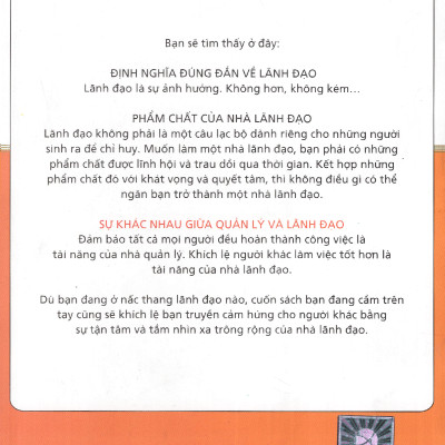 Phát Triển Kỹ Năng Lãnh Đạo Tặng Sổ Tay Giá Trị (Khổ A6 Dày 200 Trang)