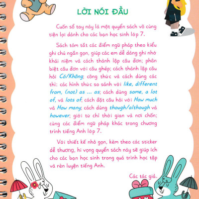 Notebook English Grade 7 - Tiếng Anh Lớp 7 (Dùng Chung Cho Các Bộ SGK Hiện Hành) - HA