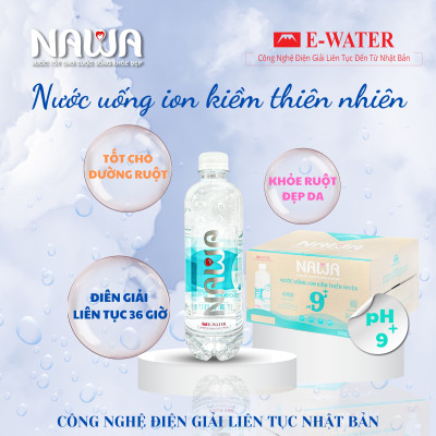 Nước ION Kiềm Thiên Nhiên NAWA chai 500ml