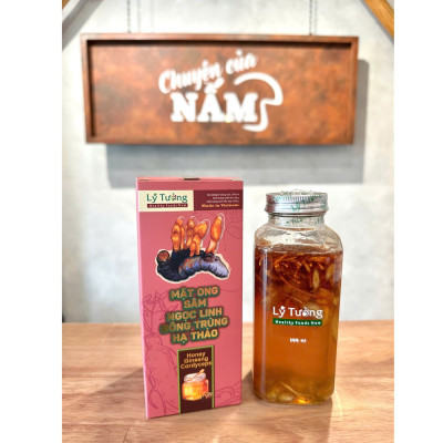 Mật Ong Sâm Ngọc Linh, Đông Trùng Hạ Thảo Lý Tưởng 300ml